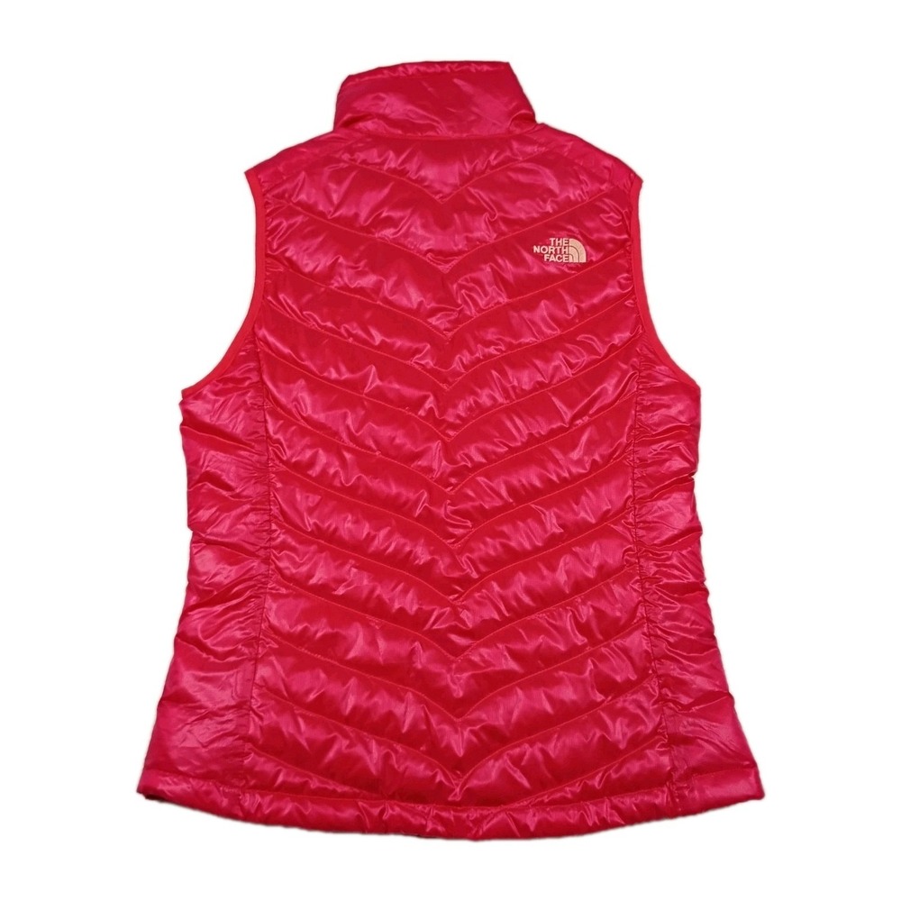 The North Face 550 Puffer Vest Goose Down  Pink Fuscia Full‎ Zip Women's Medium - Picture 4 of 15